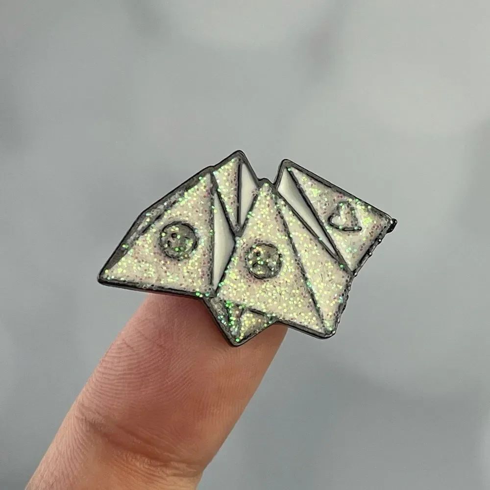 Fortune Teller Glitter Enamel Pin/ Brooch Lapel